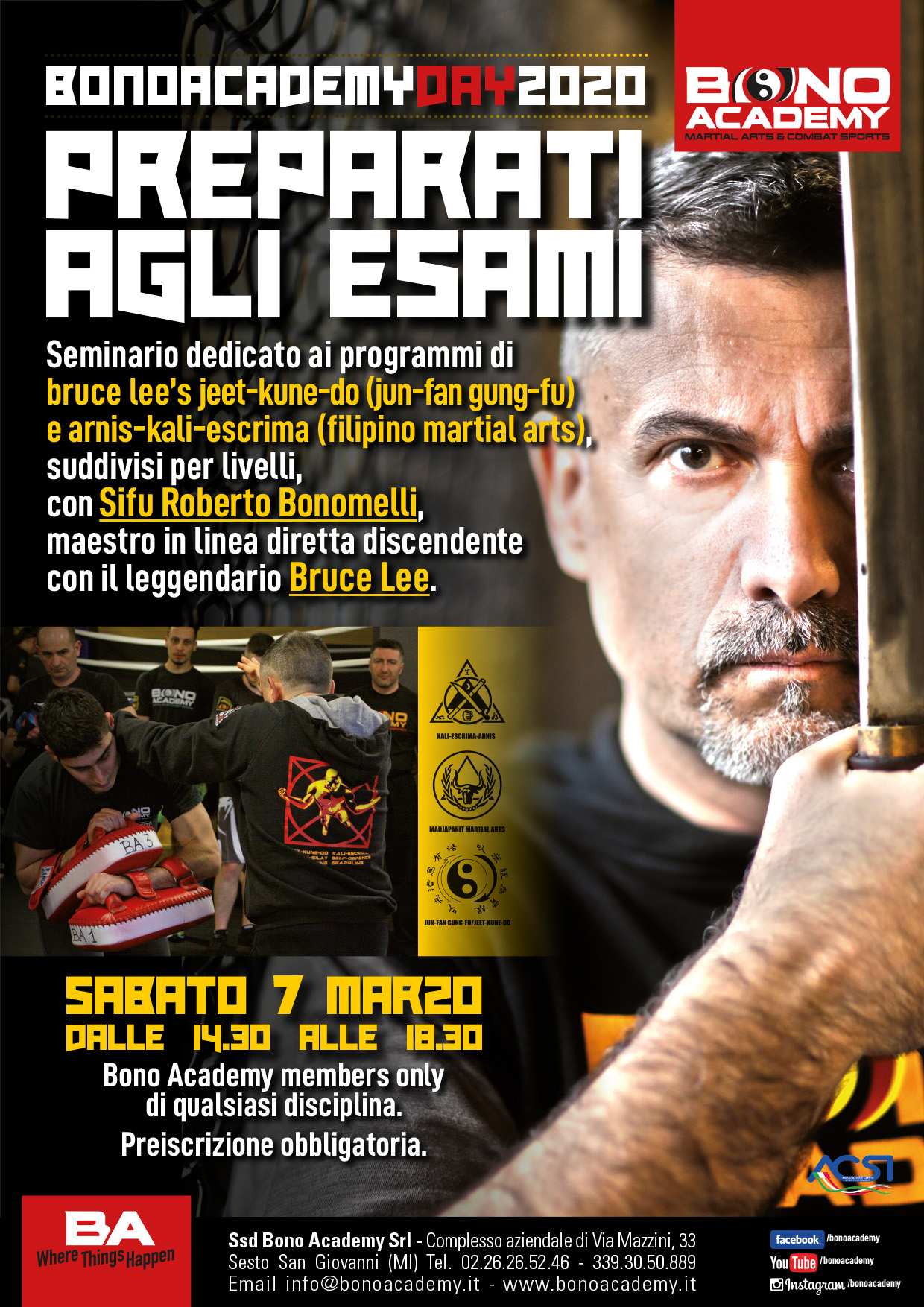 Bono Academy Day 2020 – 7 marzo