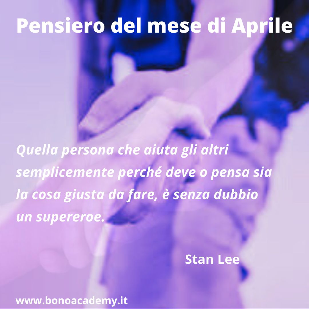 Pensiero del mese di Aprile